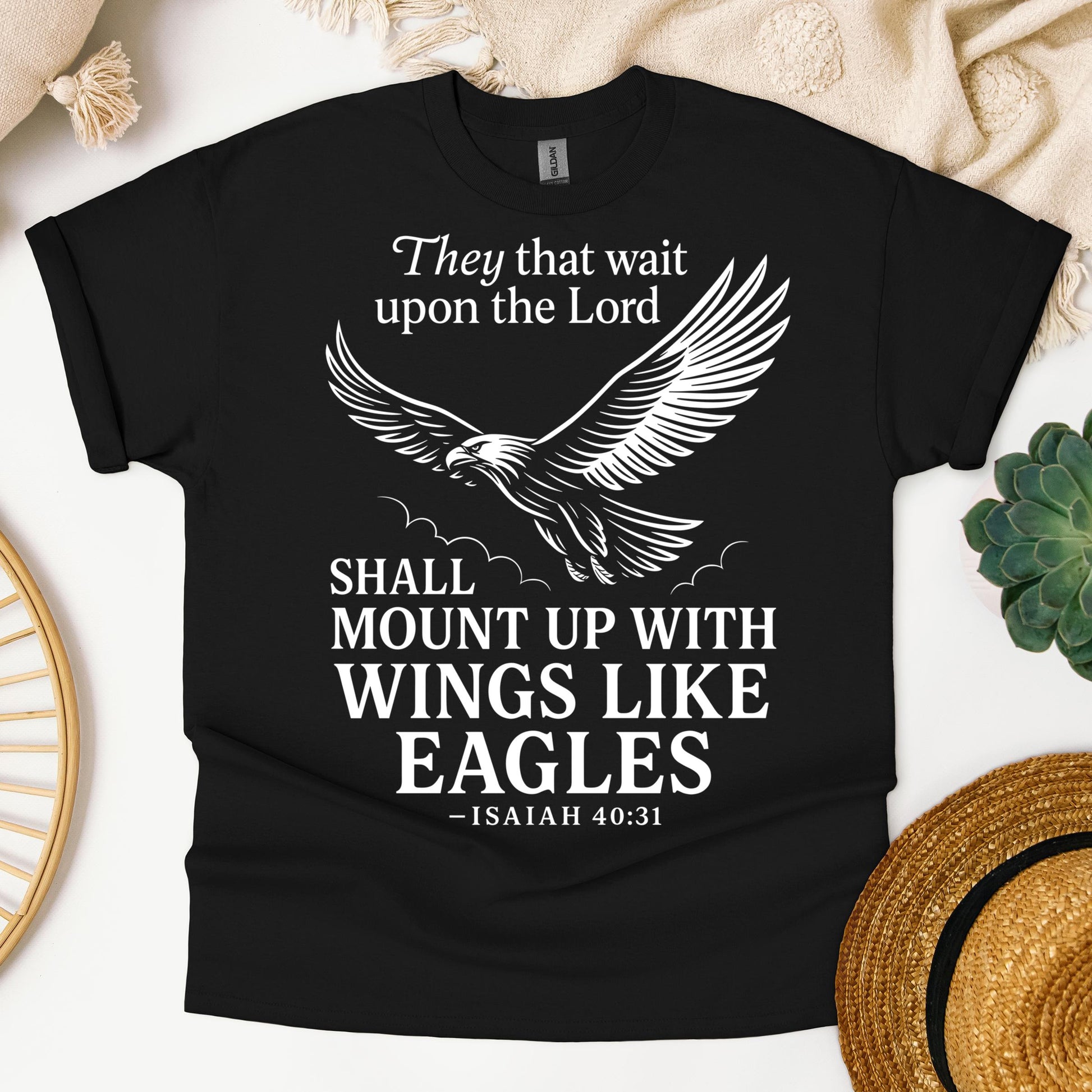 They That Wait Upon The Lord Shall Mount Up With Wings Like Eagles Isaiah 40.31 01