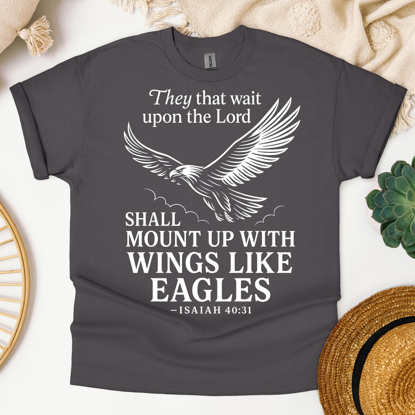 They That Wait Upon The Lord Shall Mount Up With Wings Like Eagles Isaiah 40.31 01