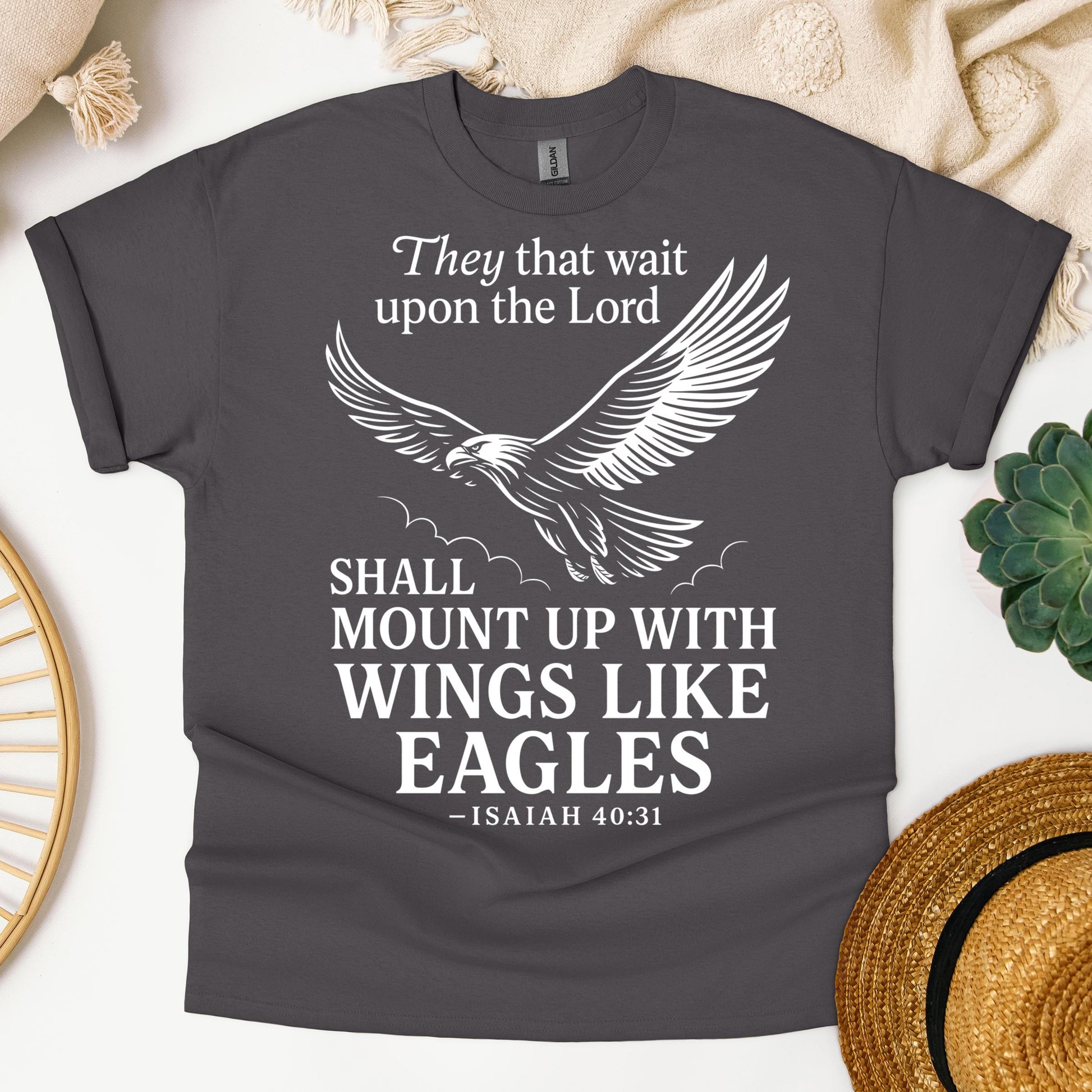 They That Wait Upon The Lord Shall Mount Up With Wings Like Eagles Isaiah 40.31 01