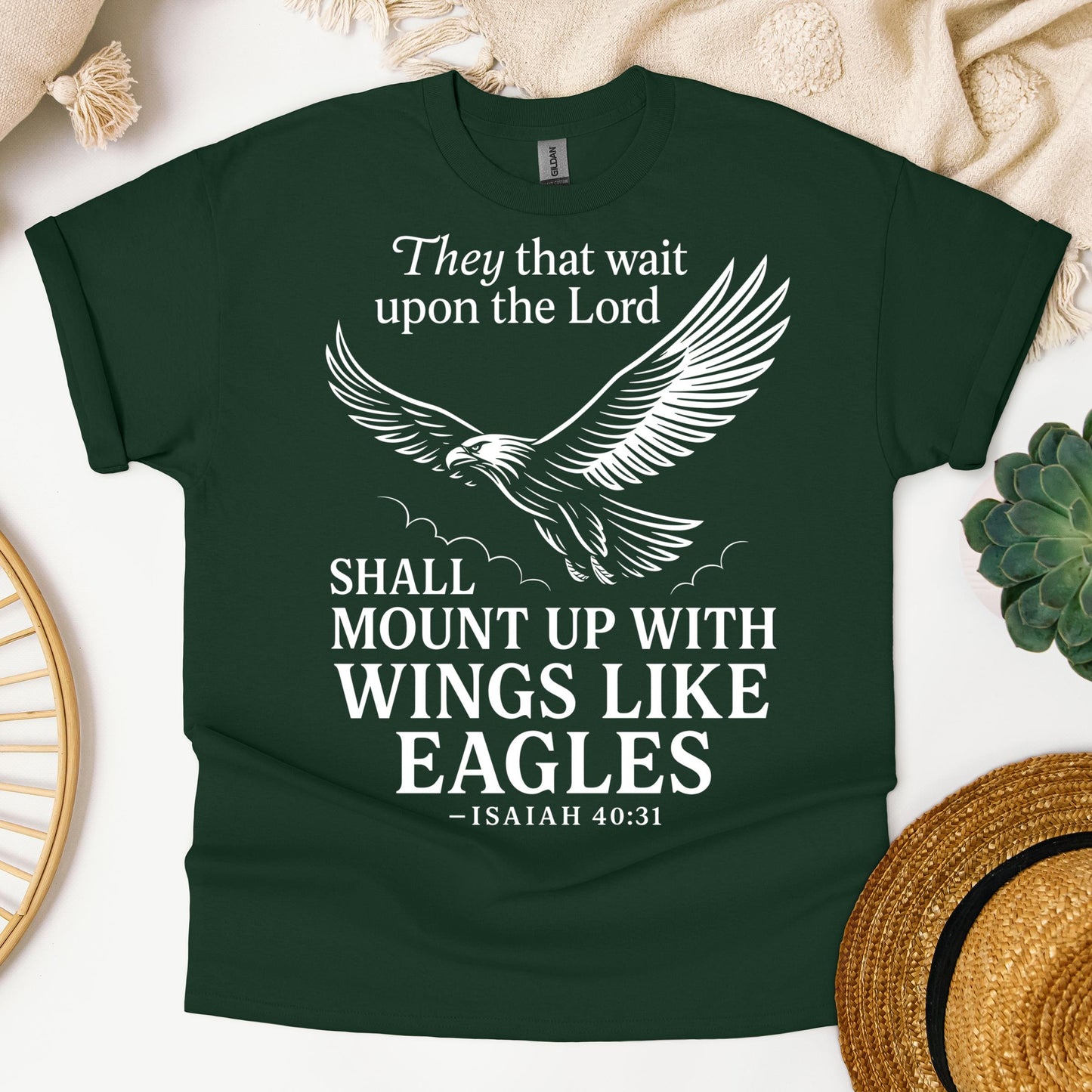 They That Wait Upon The Lord Shall Mount Up With Wings Like Eagles Isaiah 40.31 01