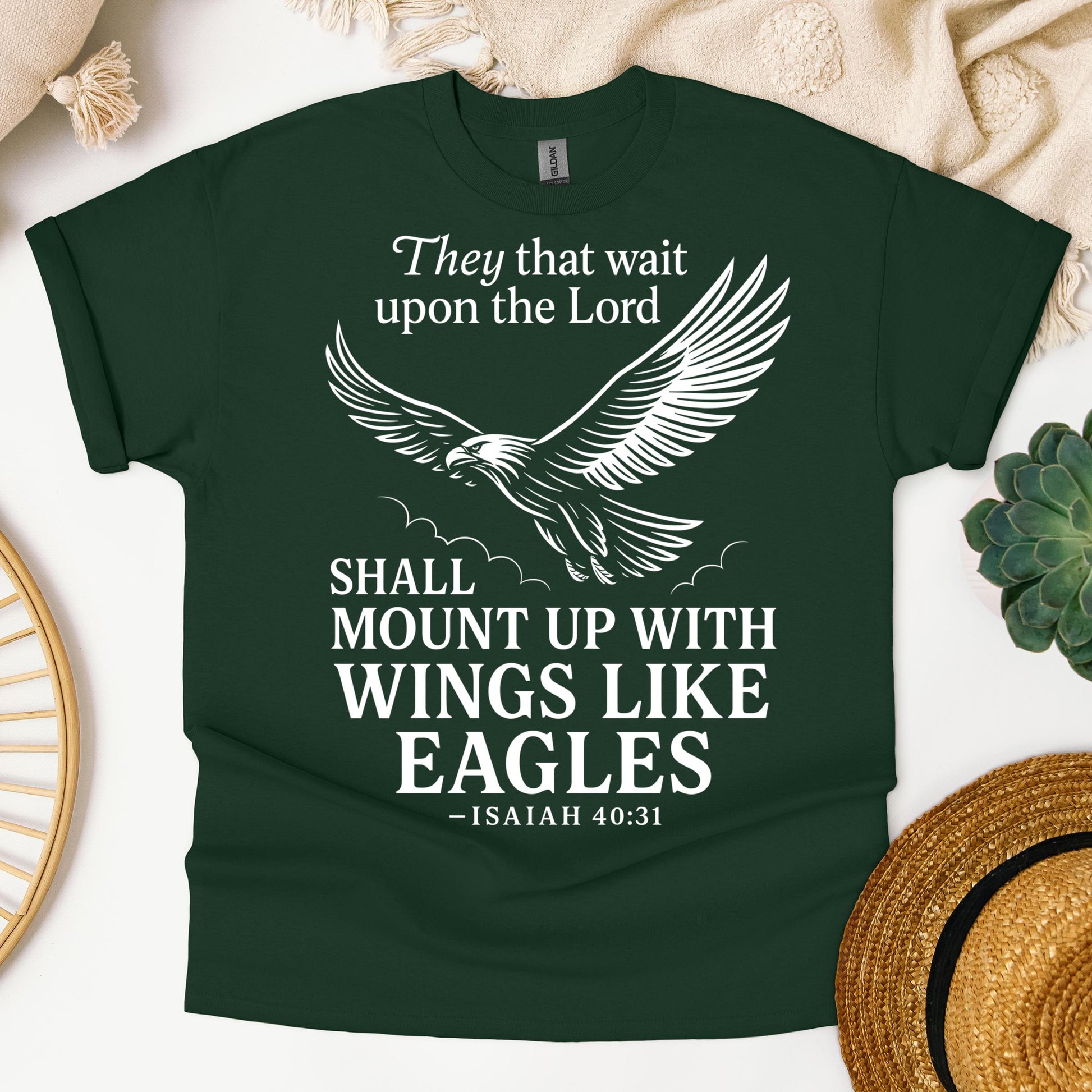 They That Wait Upon The Lord Shall Mount Up With Wings Like Eagles Isaiah 40.31 01