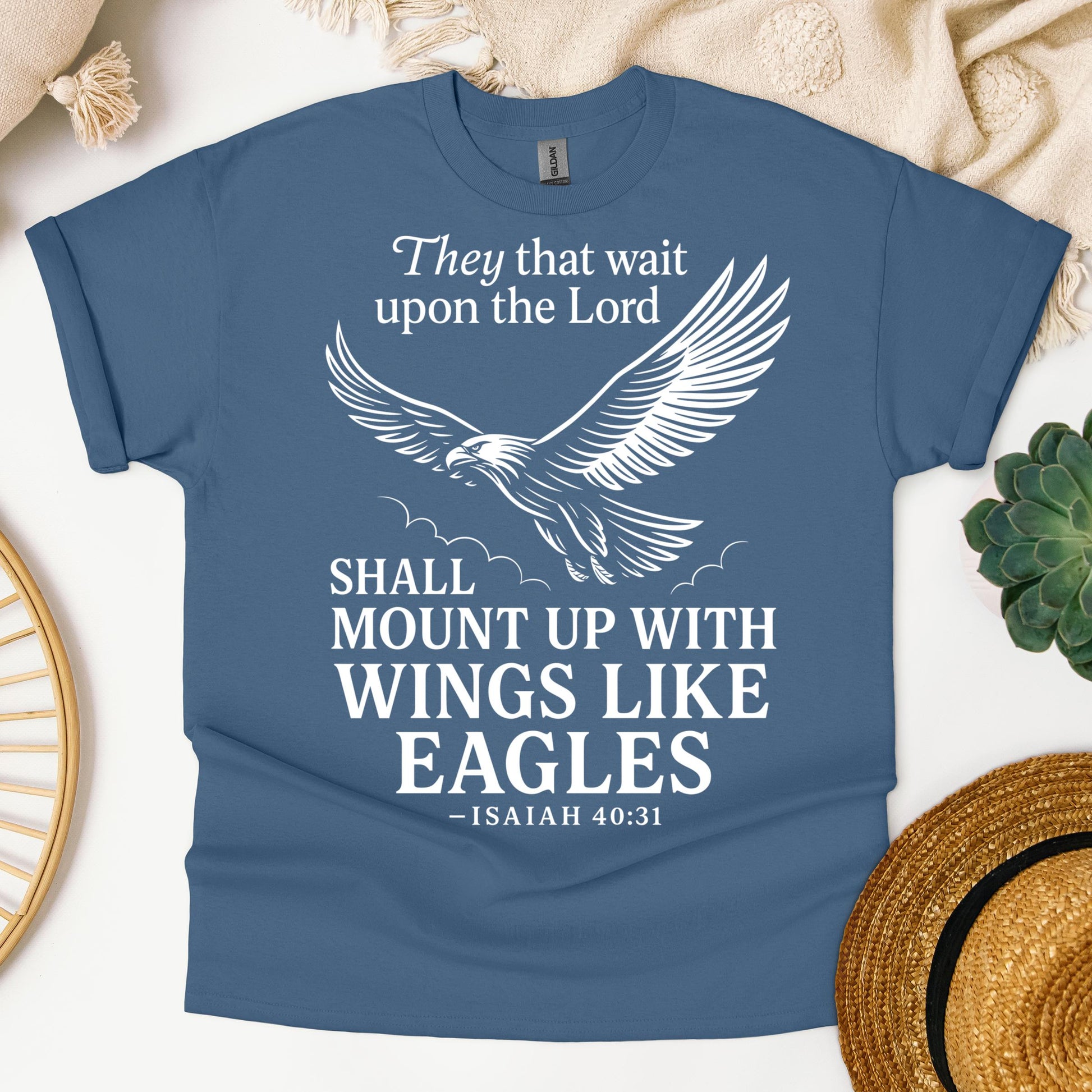 They That Wait Upon The Lord Shall Mount Up With Wings Like Eagles Isaiah 40.31 01