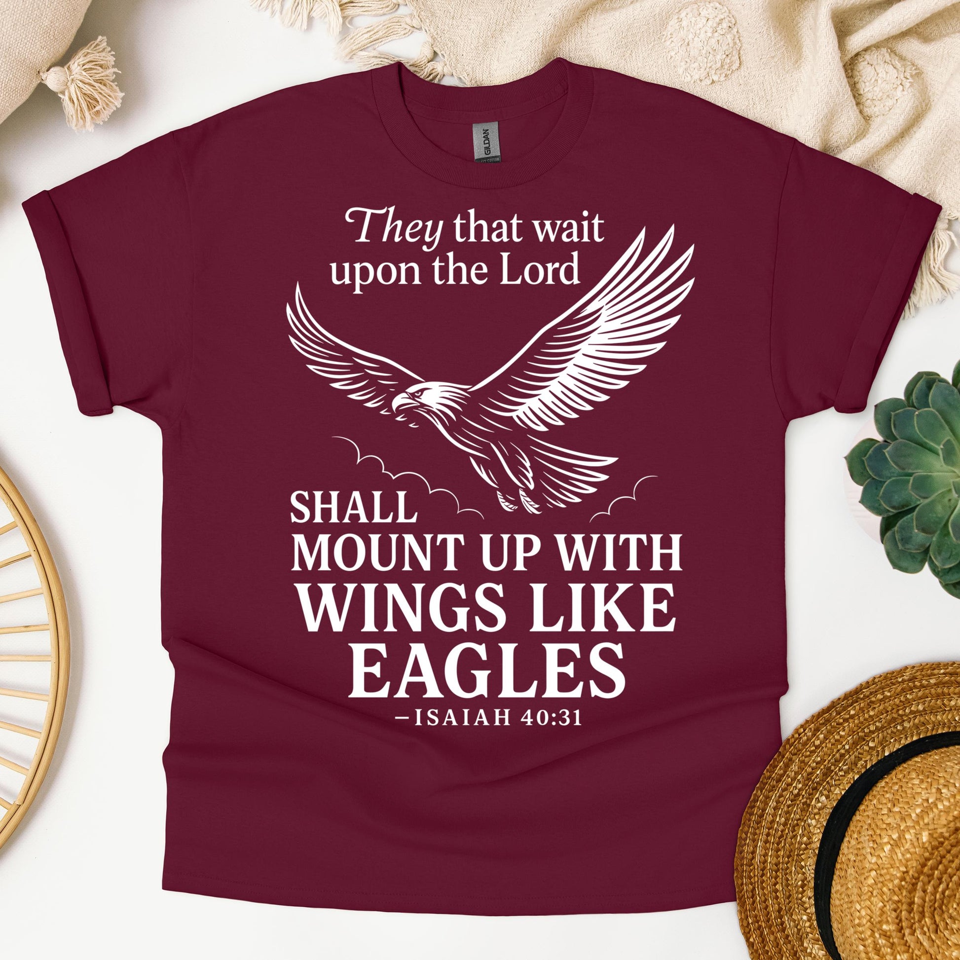 They That Wait Upon The Lord Shall Mount Up With Wings Like Eagles Isaiah 40.31 01
