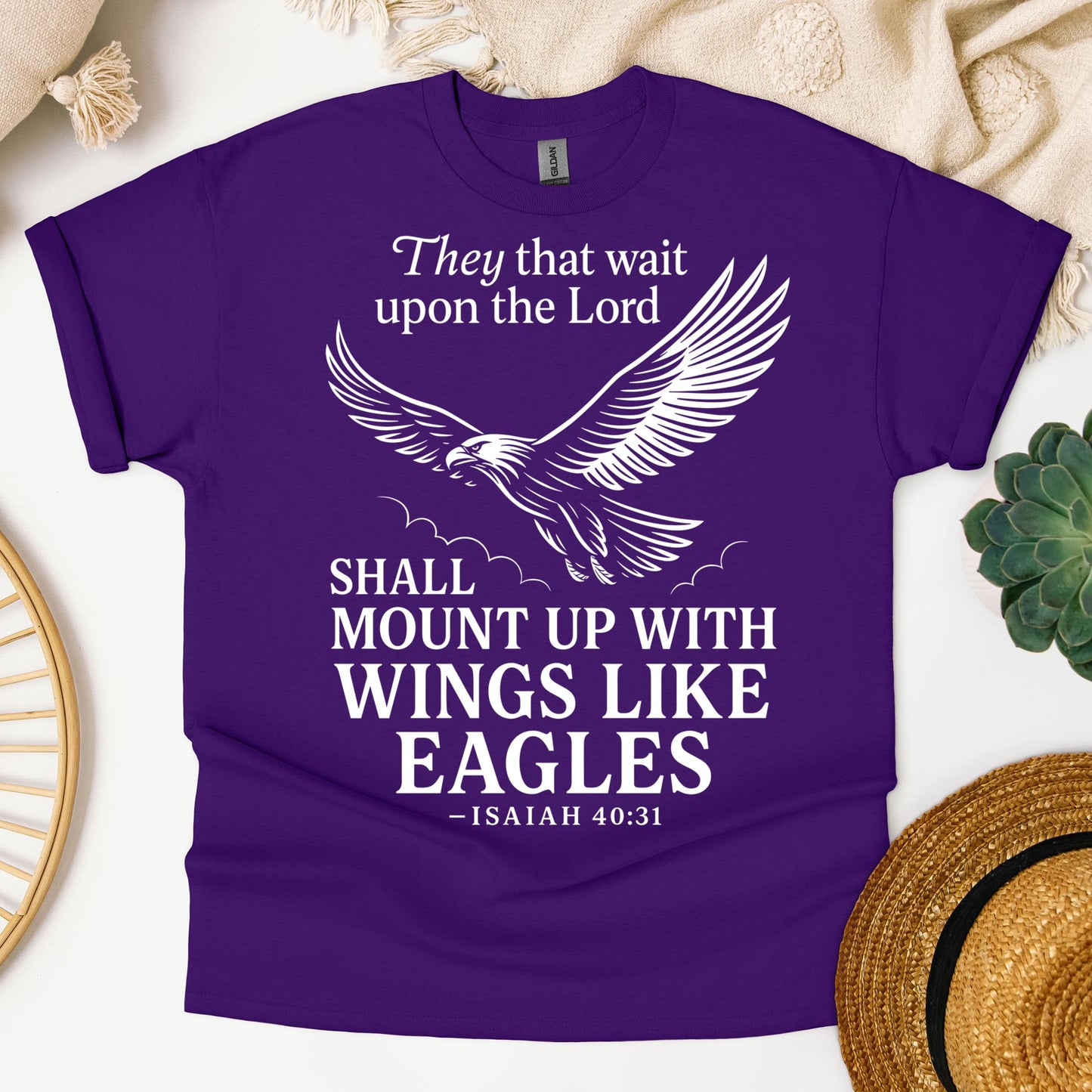 They That Wait Upon The Lord Shall Mount Up With Wings Like Eagles Isaiah 40.31 01