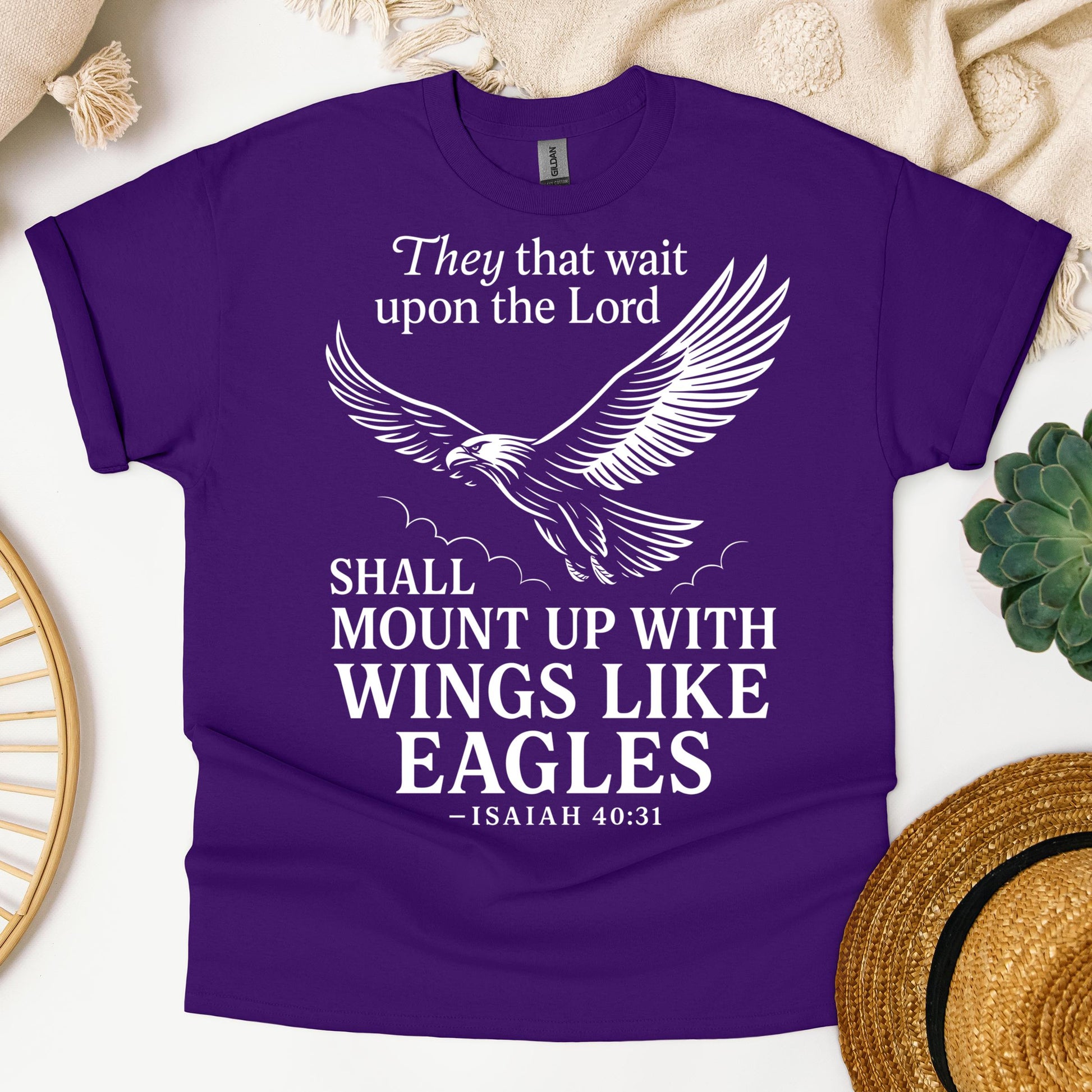 They That Wait Upon The Lord Shall Mount Up With Wings Like Eagles Isaiah 40.31 01