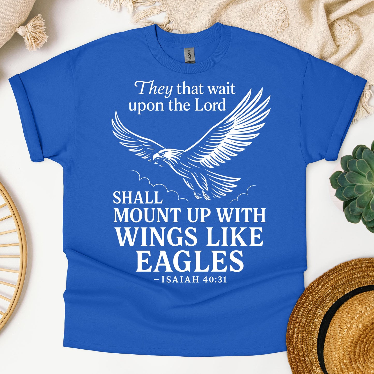 They That Wait Upon The Lord Shall Mount Up With Wings Like Eagles Isaiah 40.31 01