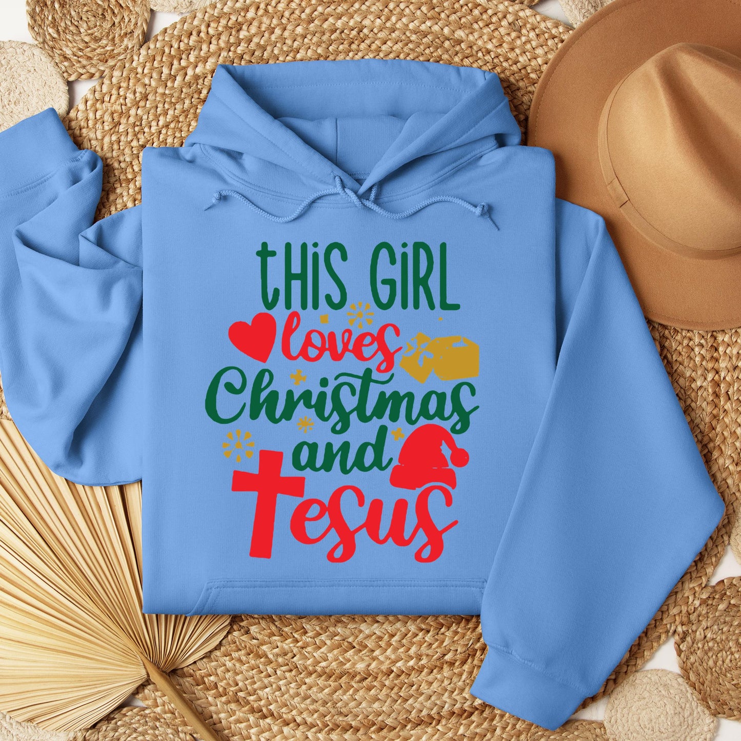 This Girl Loves Christmas And Jesus