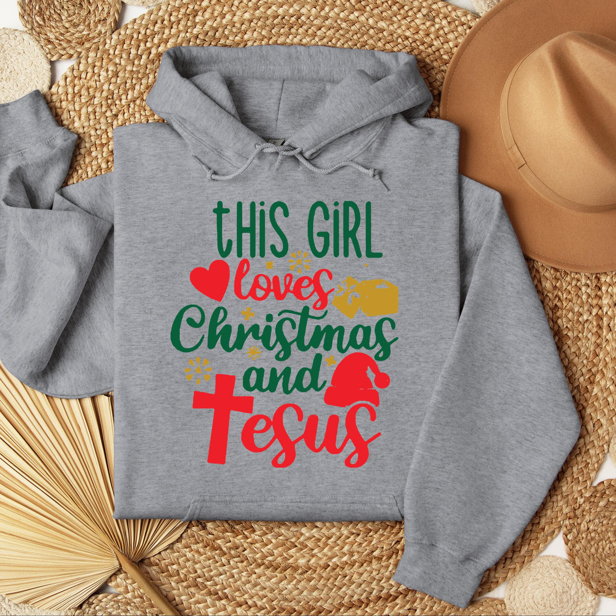 This Girl Loves Christmas And Jesus