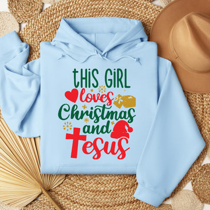 This Girl Loves Christmas And Jesus