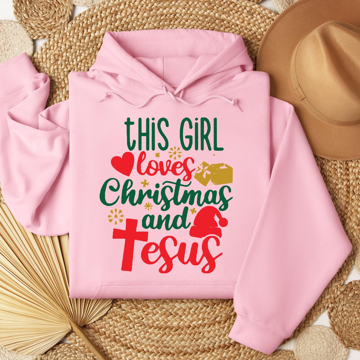 This Girl Loves Christmas And Jesus