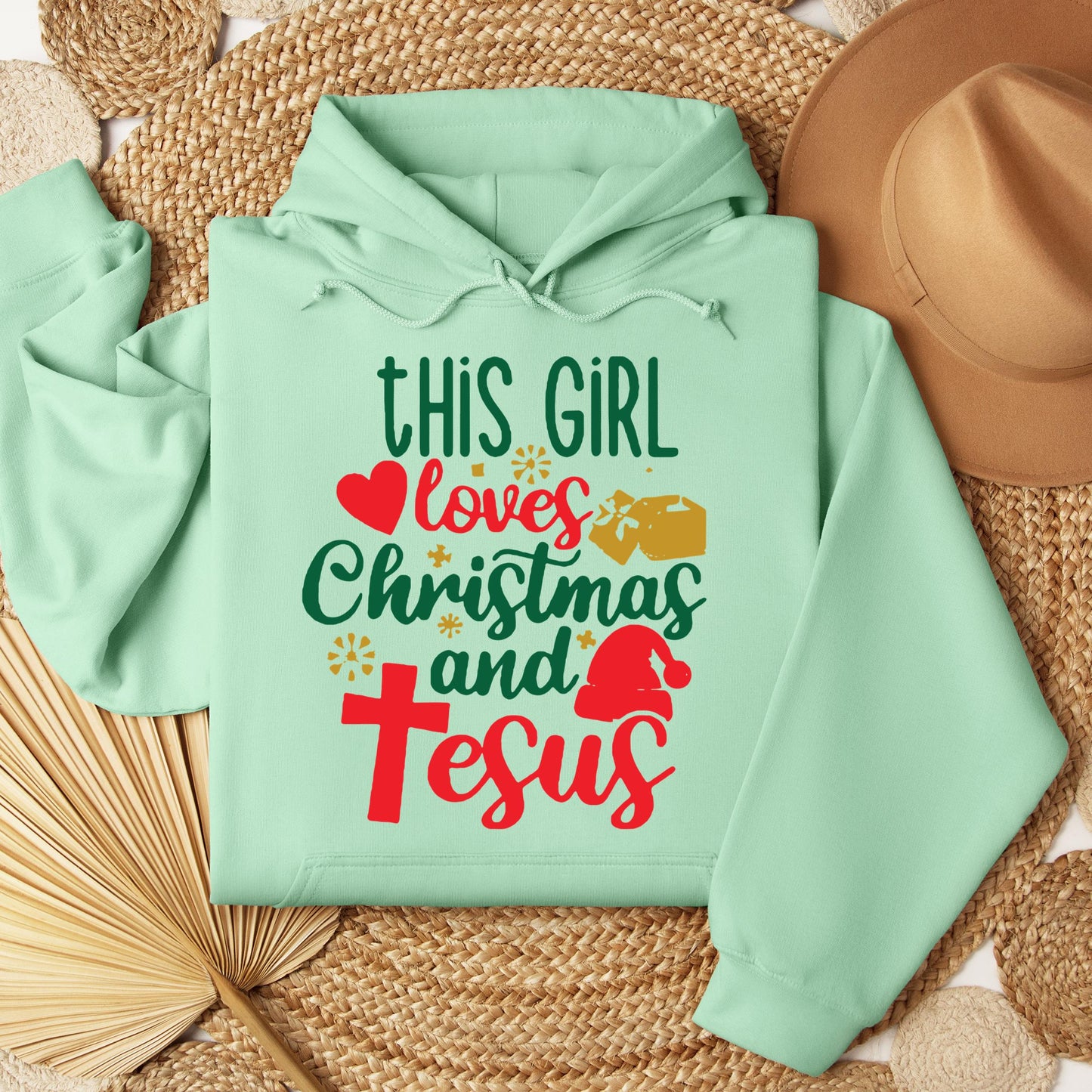 This Girl Loves Christmas And Jesus