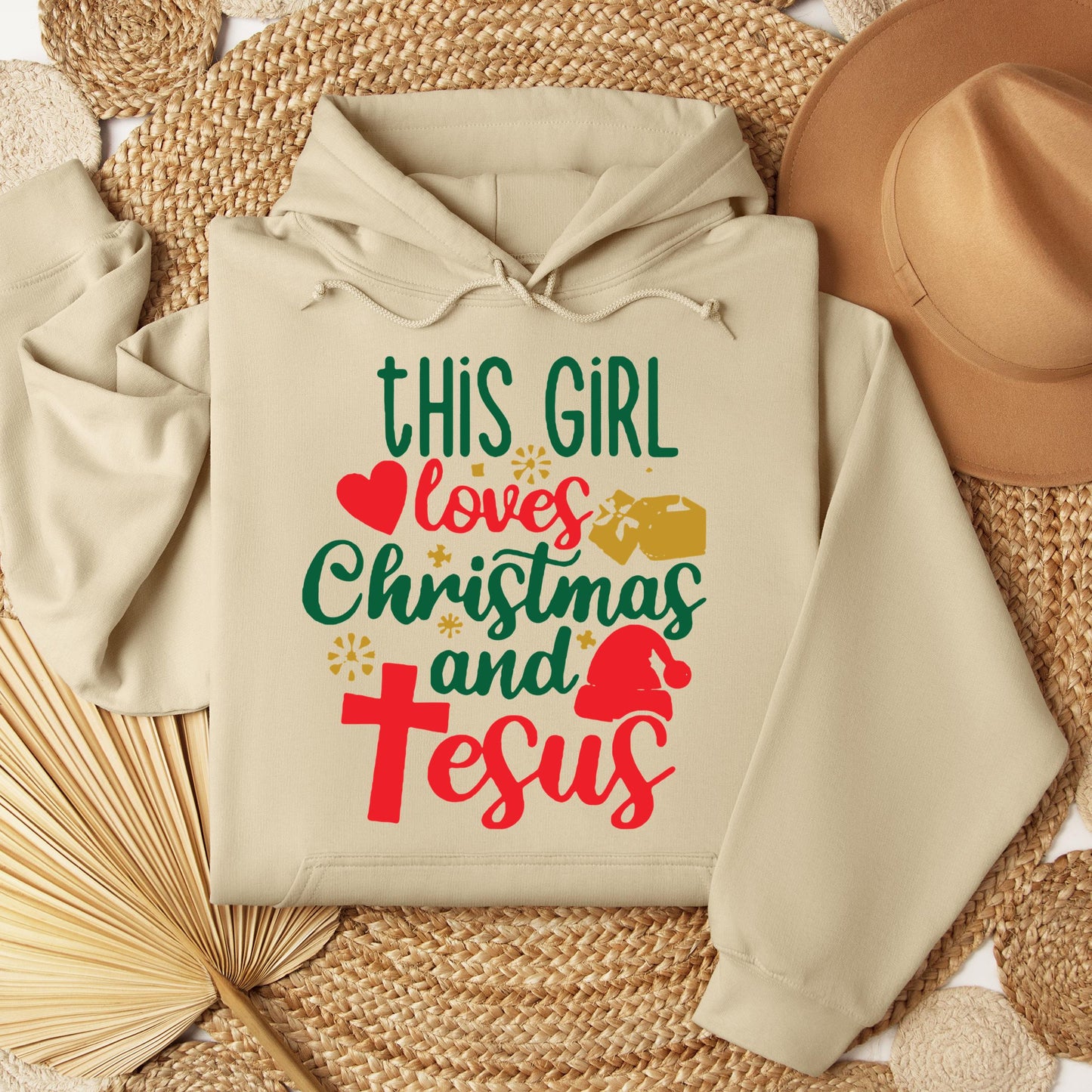 This Girl Loves Christmas And Jesus