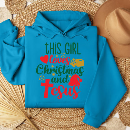 This Girl Loves Christmas And Jesus