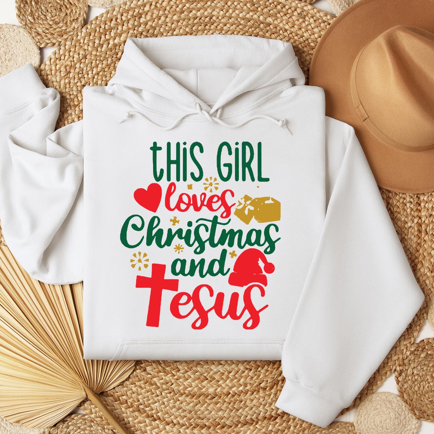 This Girl Loves Christmas And Jesus