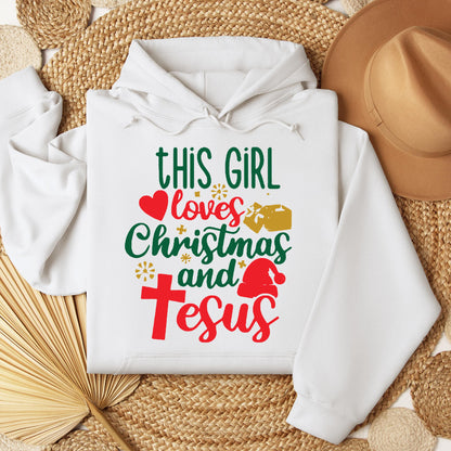 This Girl Loves Christmas And Jesus