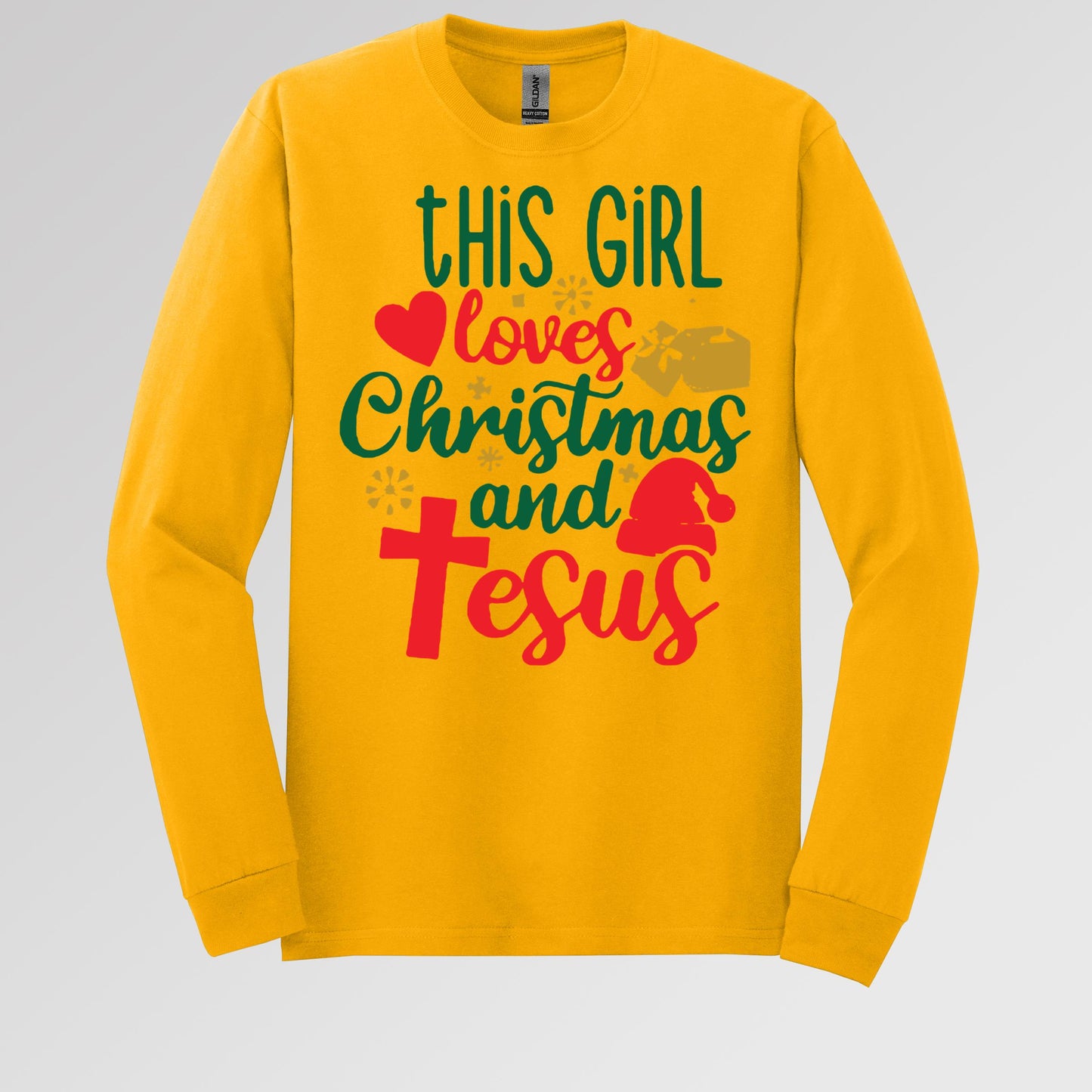 This Girl Loves Christmas And Jesus
