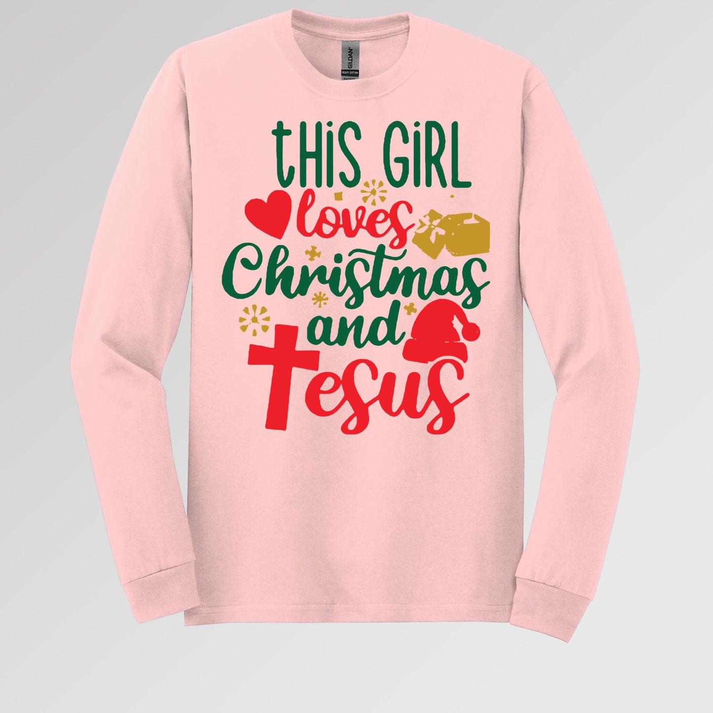 This Girl Loves Christmas And Jesus