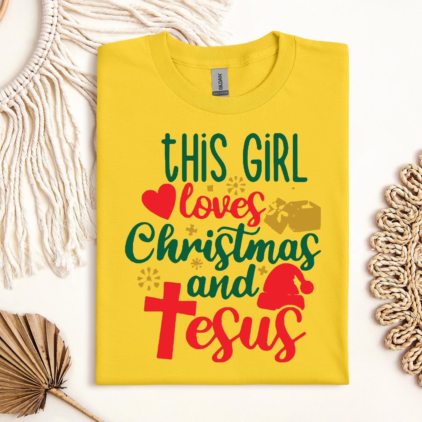This Girl Loves Christmas And Jesus