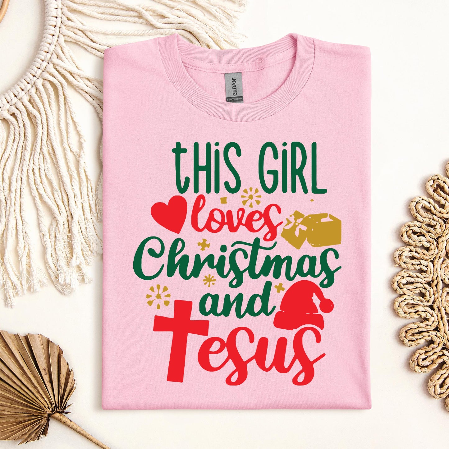 This Girl Loves Christmas And Jesus