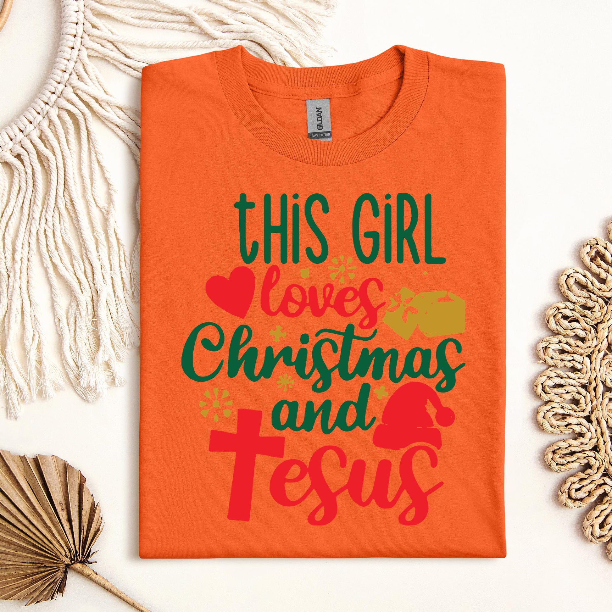 This Girl Loves Christmas And Jesus