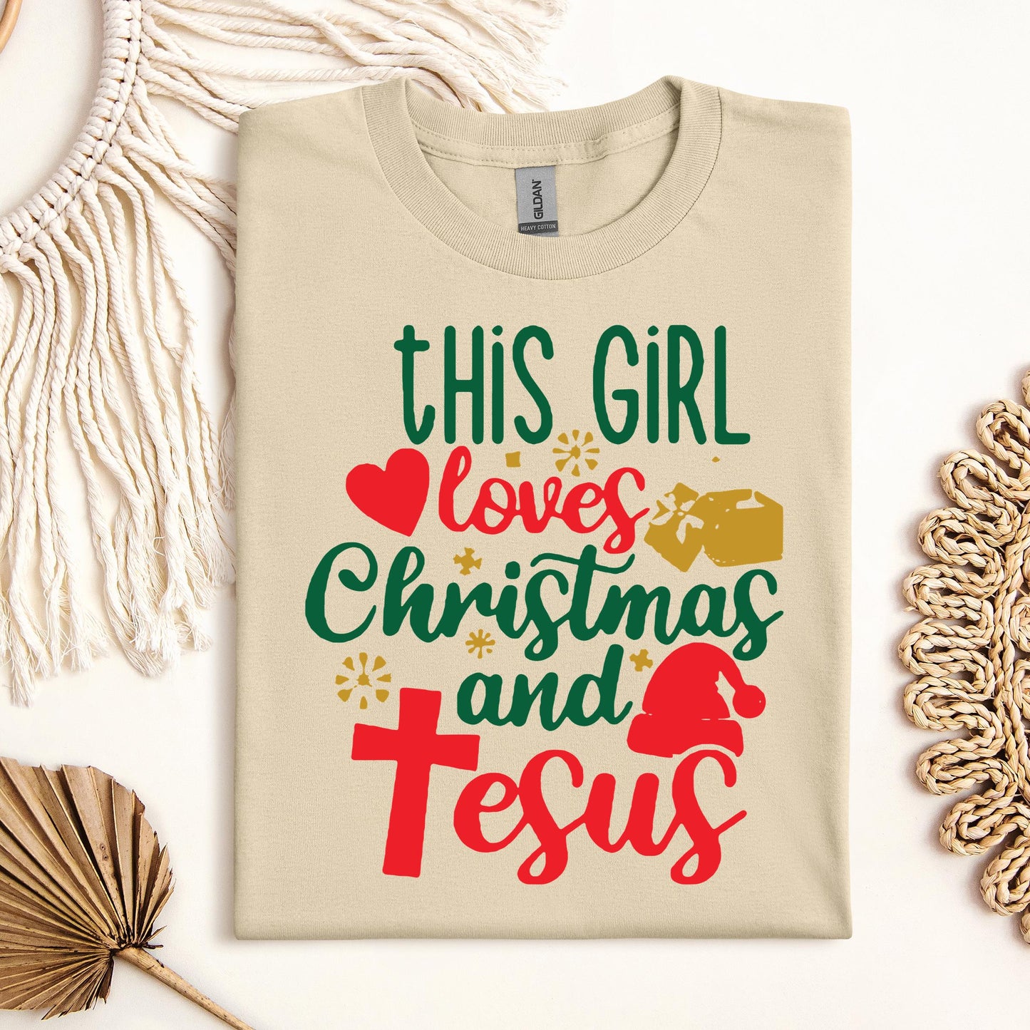 This Girl Loves Christmas And Jesus