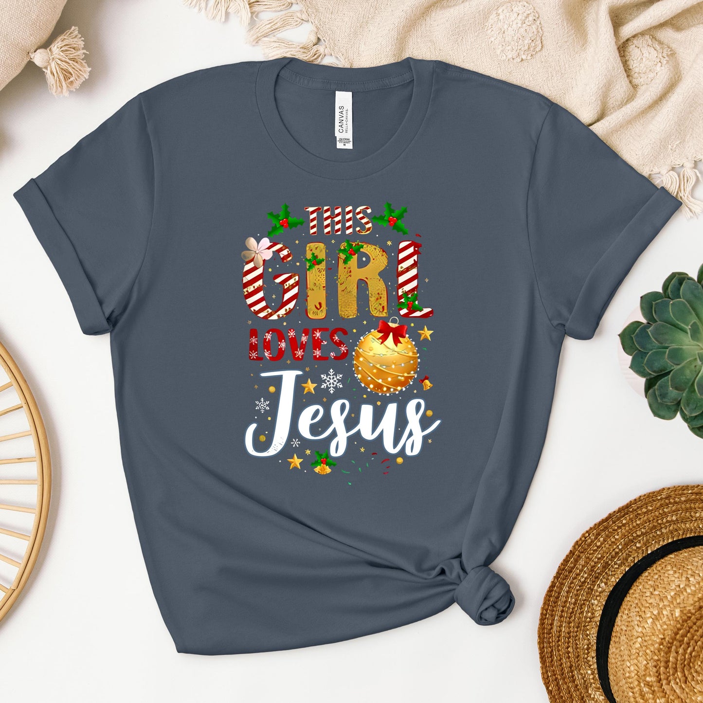 This Girl Loves Jesus Christmas