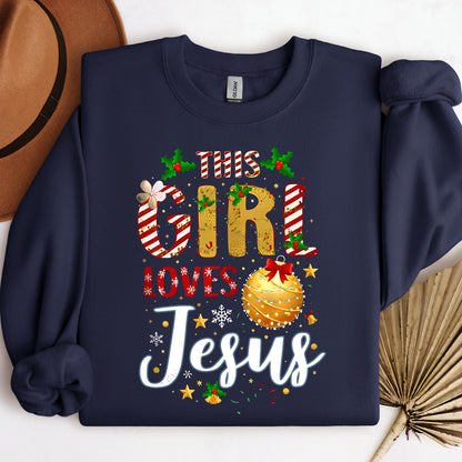 This Girl Loves Jesus Christmas