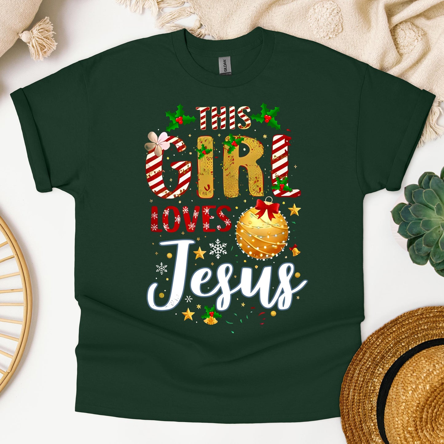 This Girl Loves Jesus Christmas