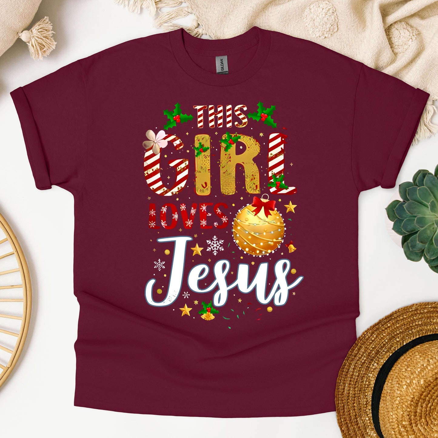 This Girl Loves Jesus Christmas