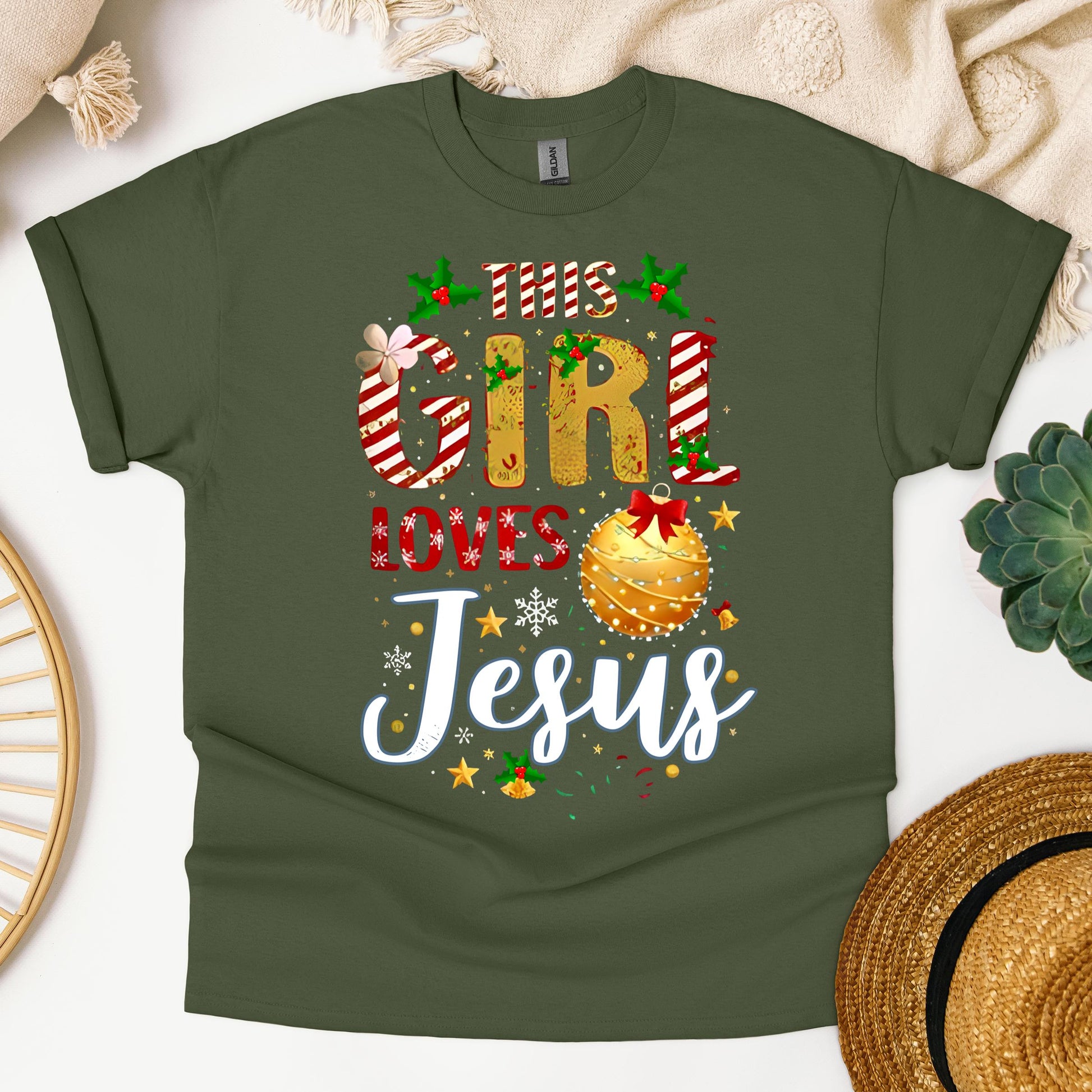 This Girl Loves Jesus Christmas