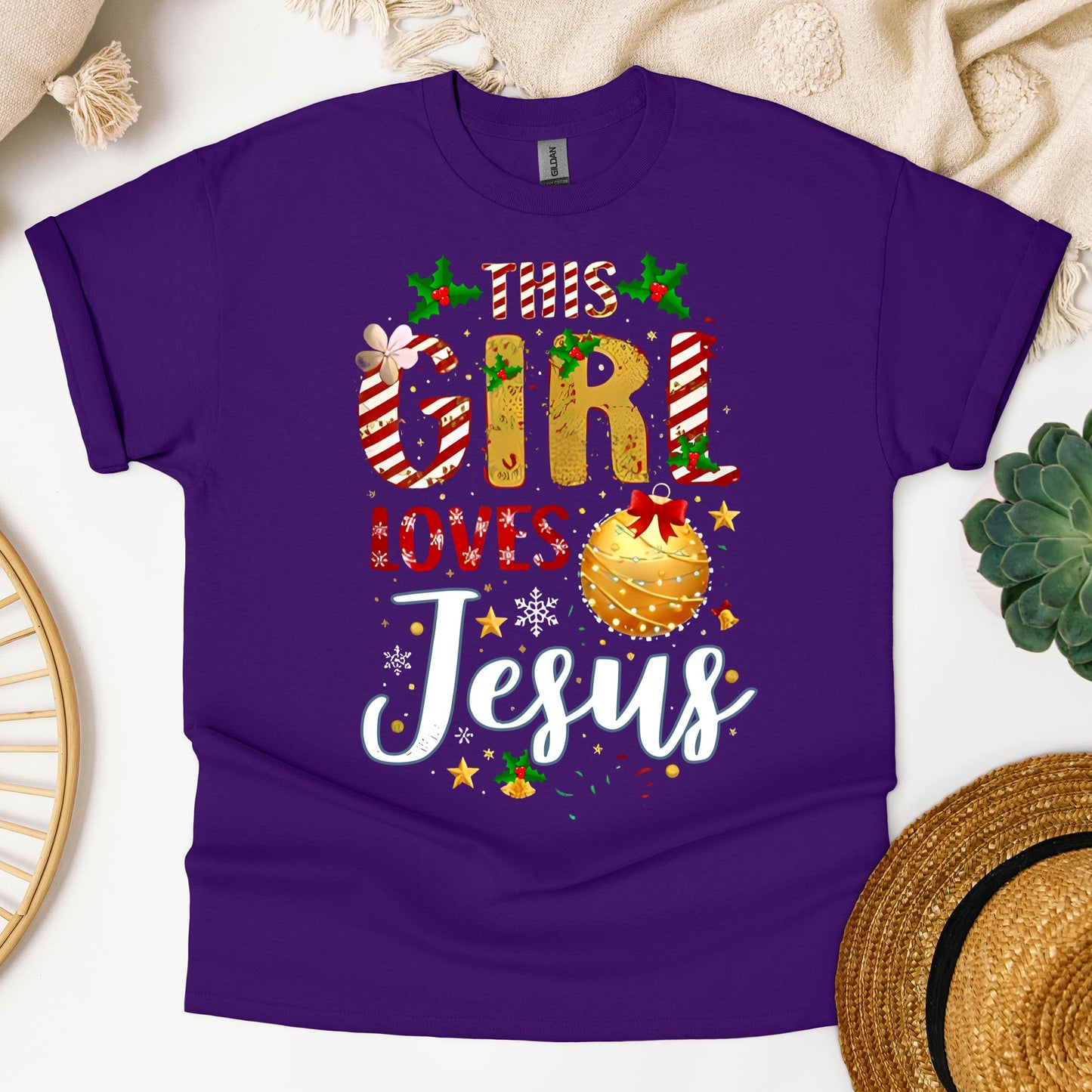 This Girl Loves Jesus Christmas
