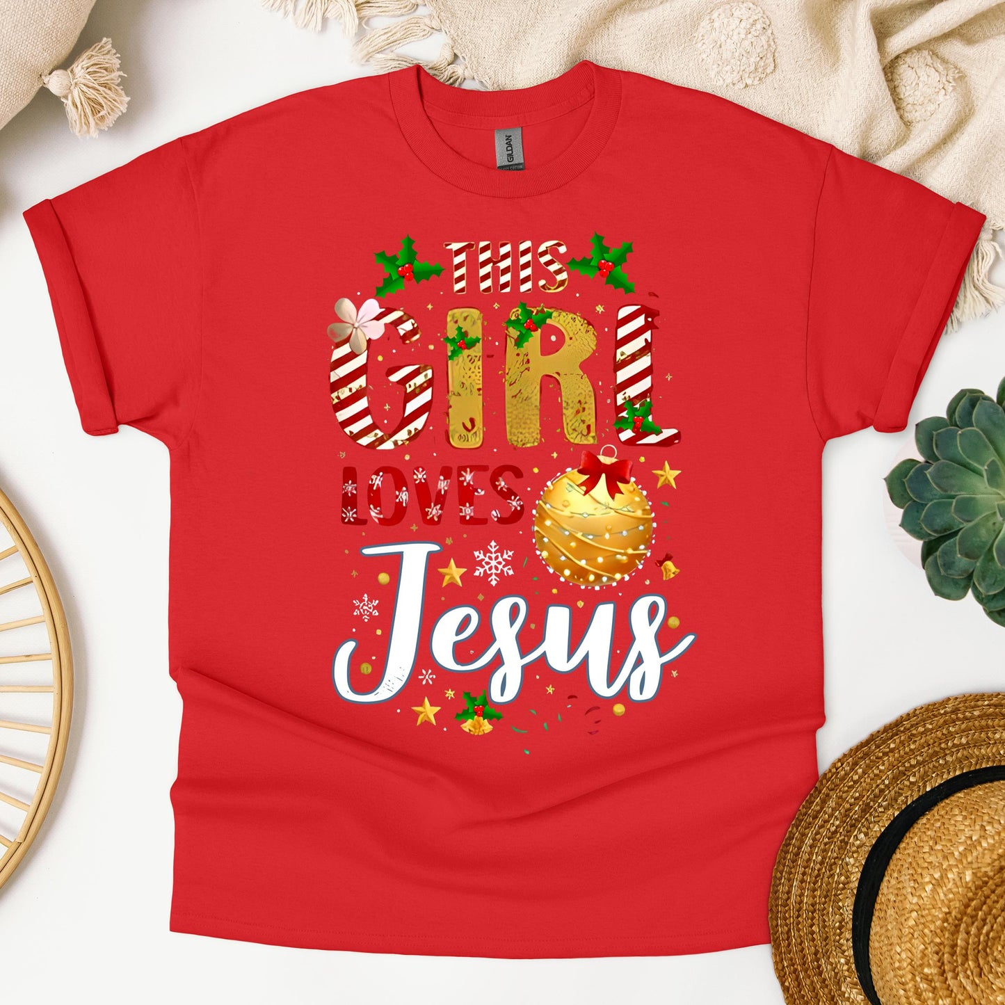 This Girl Loves Jesus Christmas