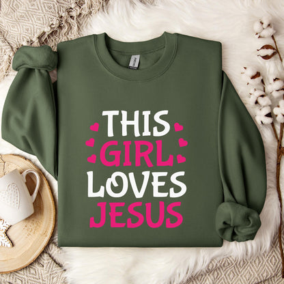 This Girl Loves Jesus Sweatshirt
