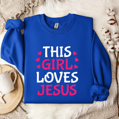 This Girl Loves Jesus Sweatshirt