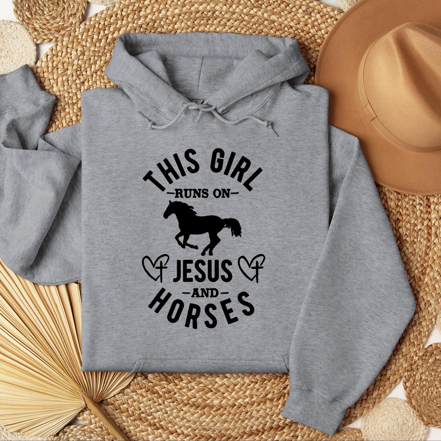 This Girl Runs On Jesus And Horses