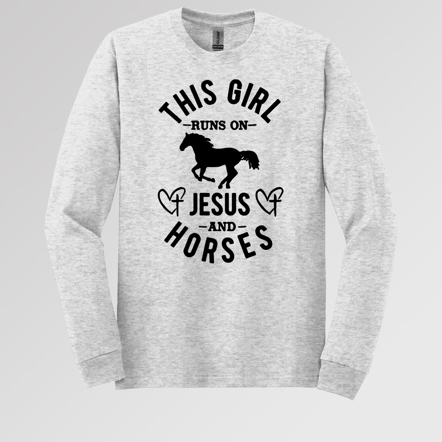 This Girl Runs On Jesus And Horses