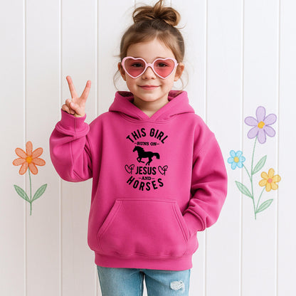 This Girl Runs On Jesus And Horses