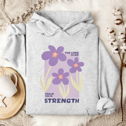 This Lord Is My Strength Psalm 118.14 Hoodie