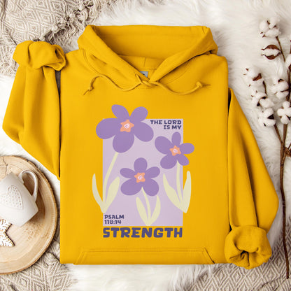 This Lord Is My Strength Psalm 118.14 Hoodie