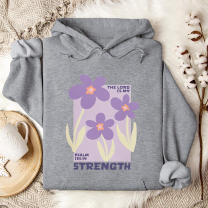 This Lord Is My Strength Psalm 118.14 Hoodie