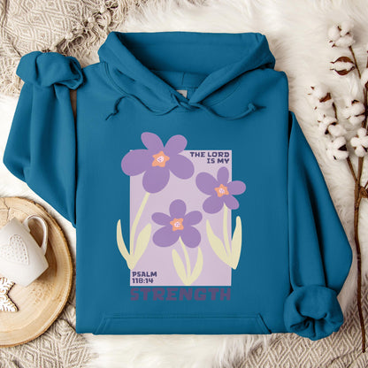 This Lord Is My Strength Psalm 118.14 Hoodie