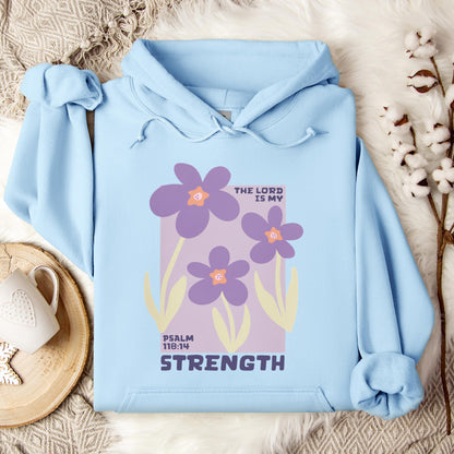This Lord Is My Strength Psalm 118.14 Hoodie
