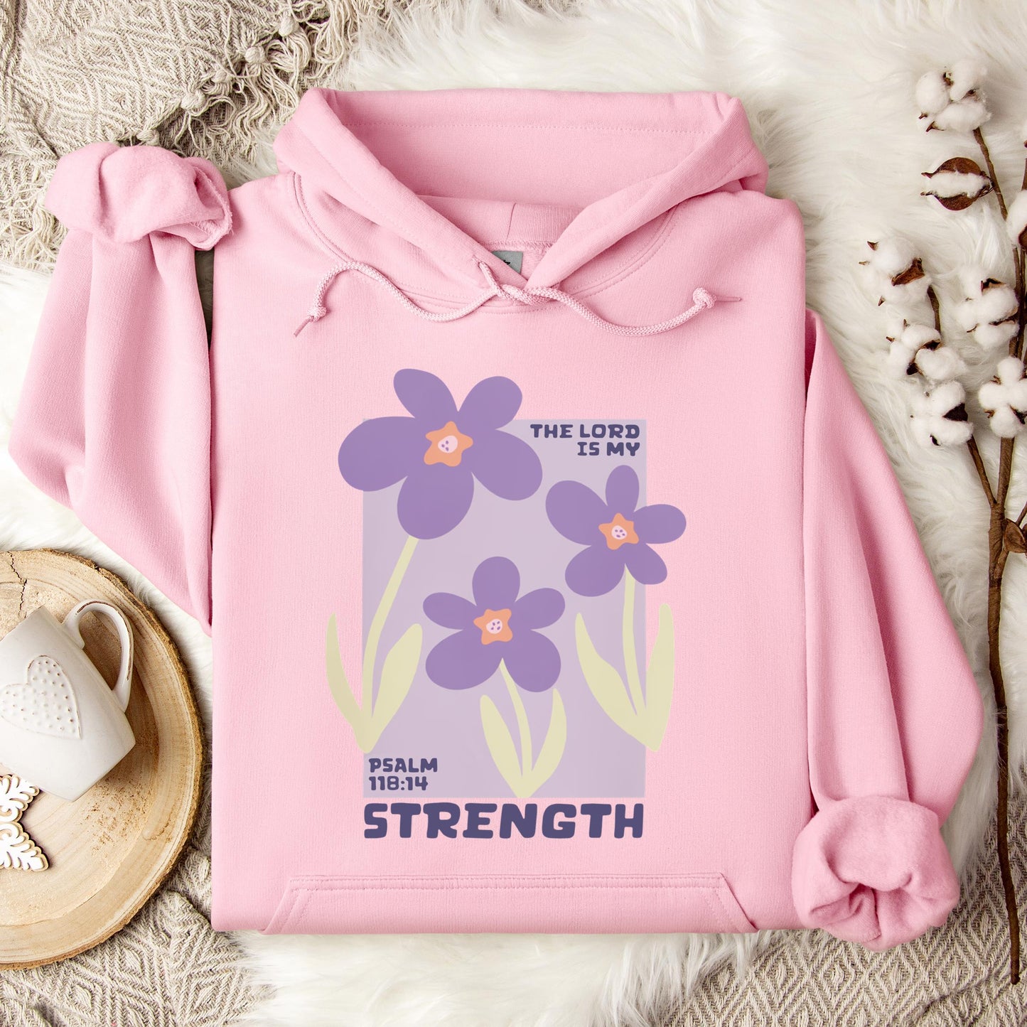 This Lord Is My Strength Psalm 118.14 Hoodie