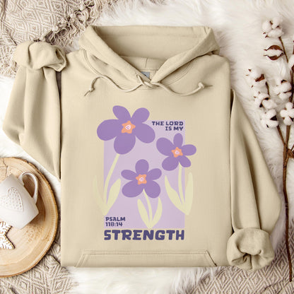 This Lord Is My Strength Psalm 118.14 Hoodie