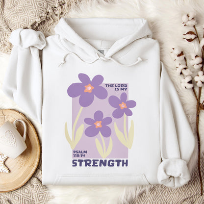 This Lord Is My Strength Psalm 118.14 Hoodie
