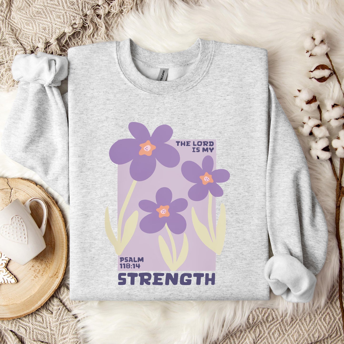 This Lord Is My Strength Psalm 118.14 Sweatshirt