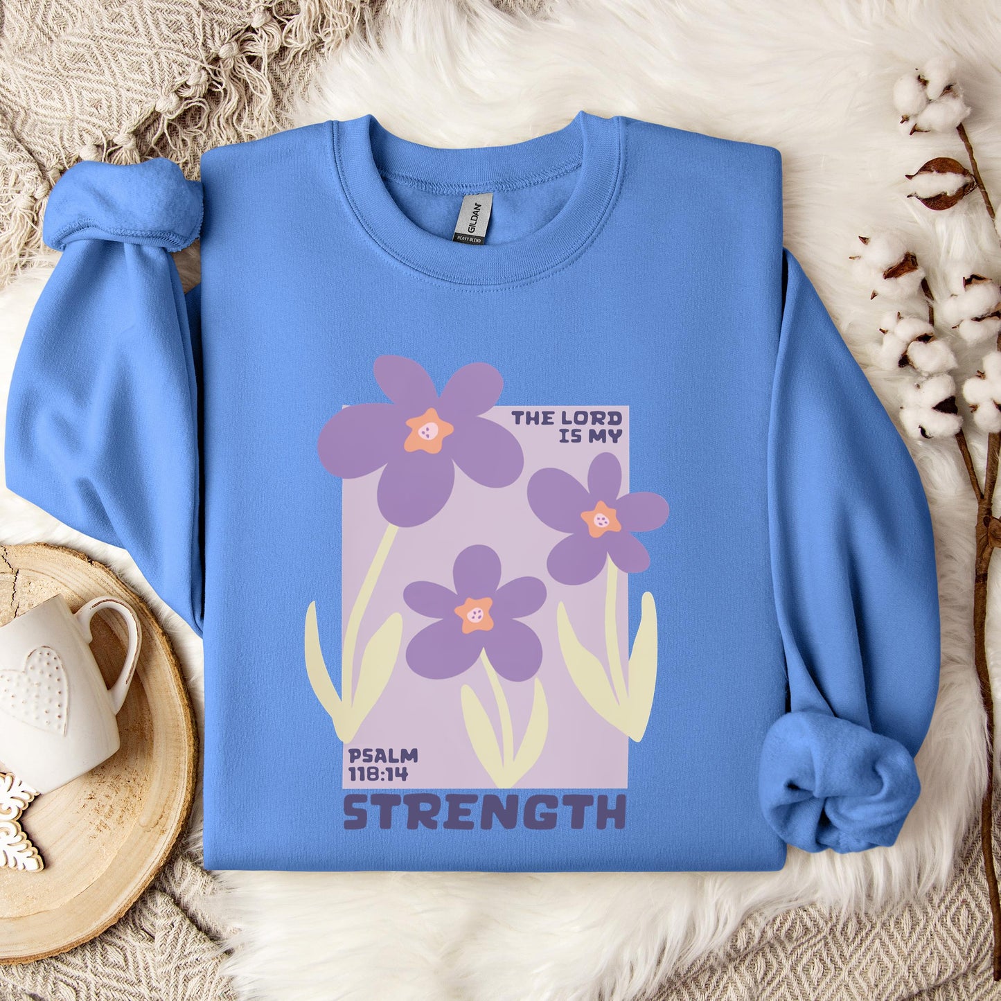 This Lord Is My Strength Psalm 118.14 Sweatshirt