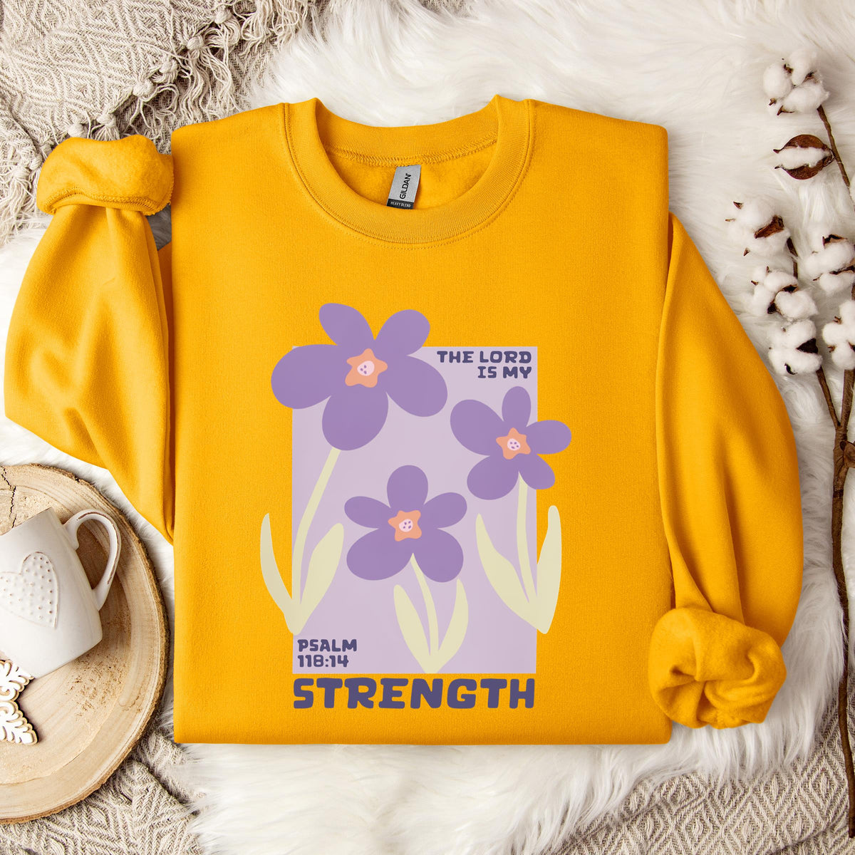 This Lord Is My Strength Psalm 118.14 Sweatshirt