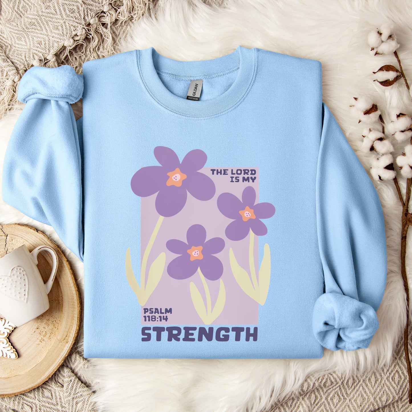 This Lord Is My Strength Psalm 118.14 Sweatshirt