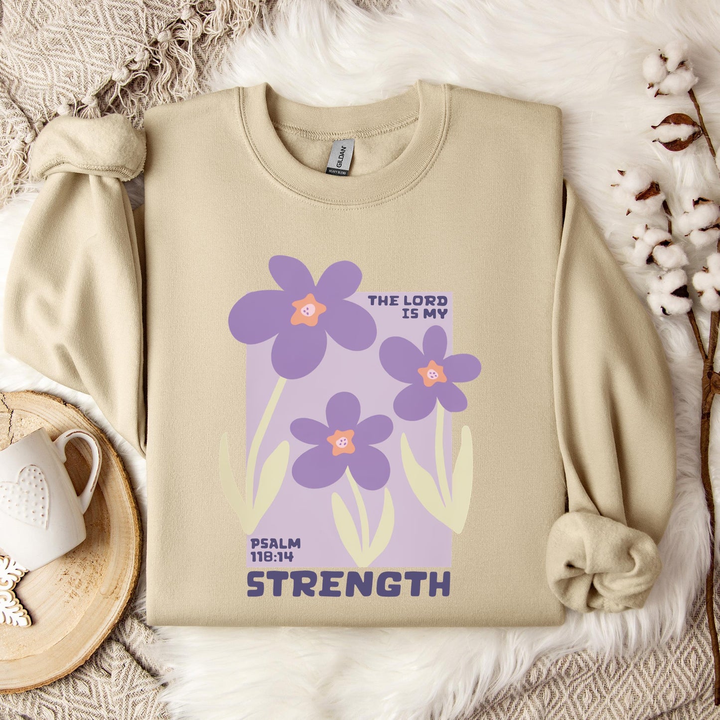 This Lord Is My Strength Psalm 118.14 Sweatshirt